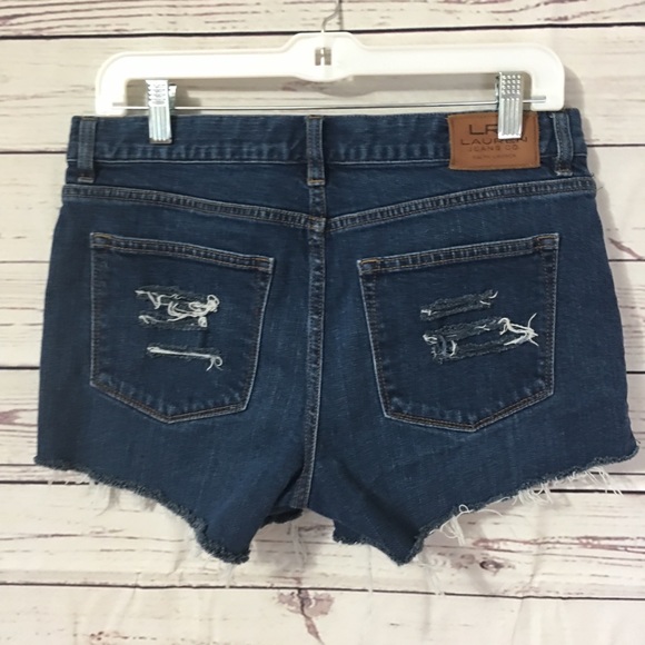 Lauren Ralph Lauren Pants - Lauren Ralph Lauren Jean Short Shorts Cutoff